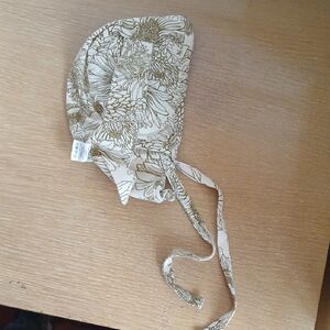 Kate Quinn Floral Baby Bunny Ears Bonnet - Gold and Cream